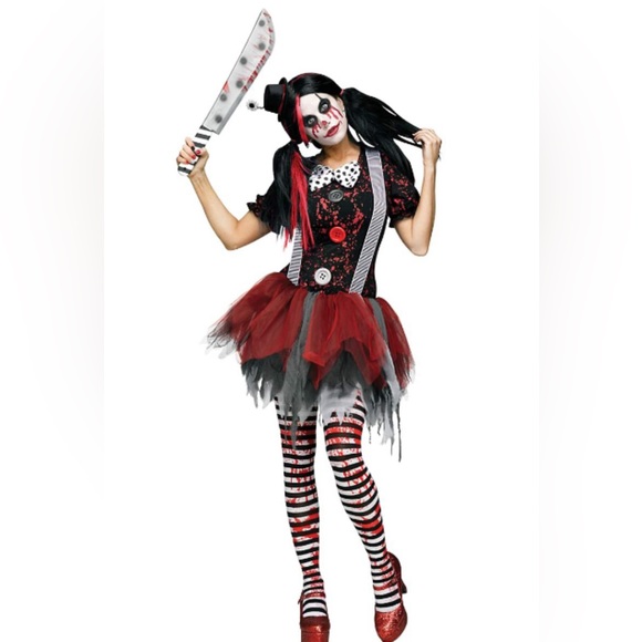 Spirit Halloween Women’s Killer Clown Costume - Picture 1 of 2